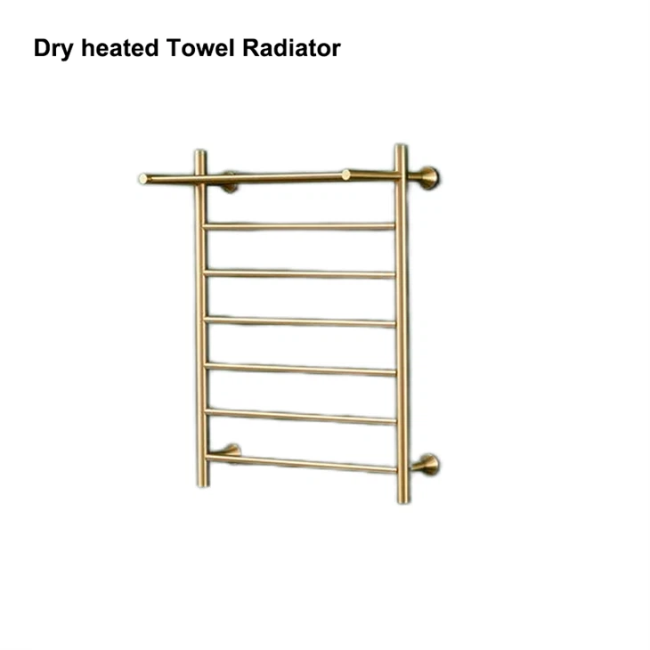 닦았 골드 전기 수건 레일