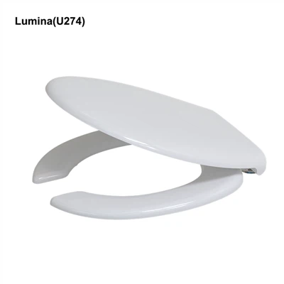 뚜껑이 있는 개방형 전면 변기 시트